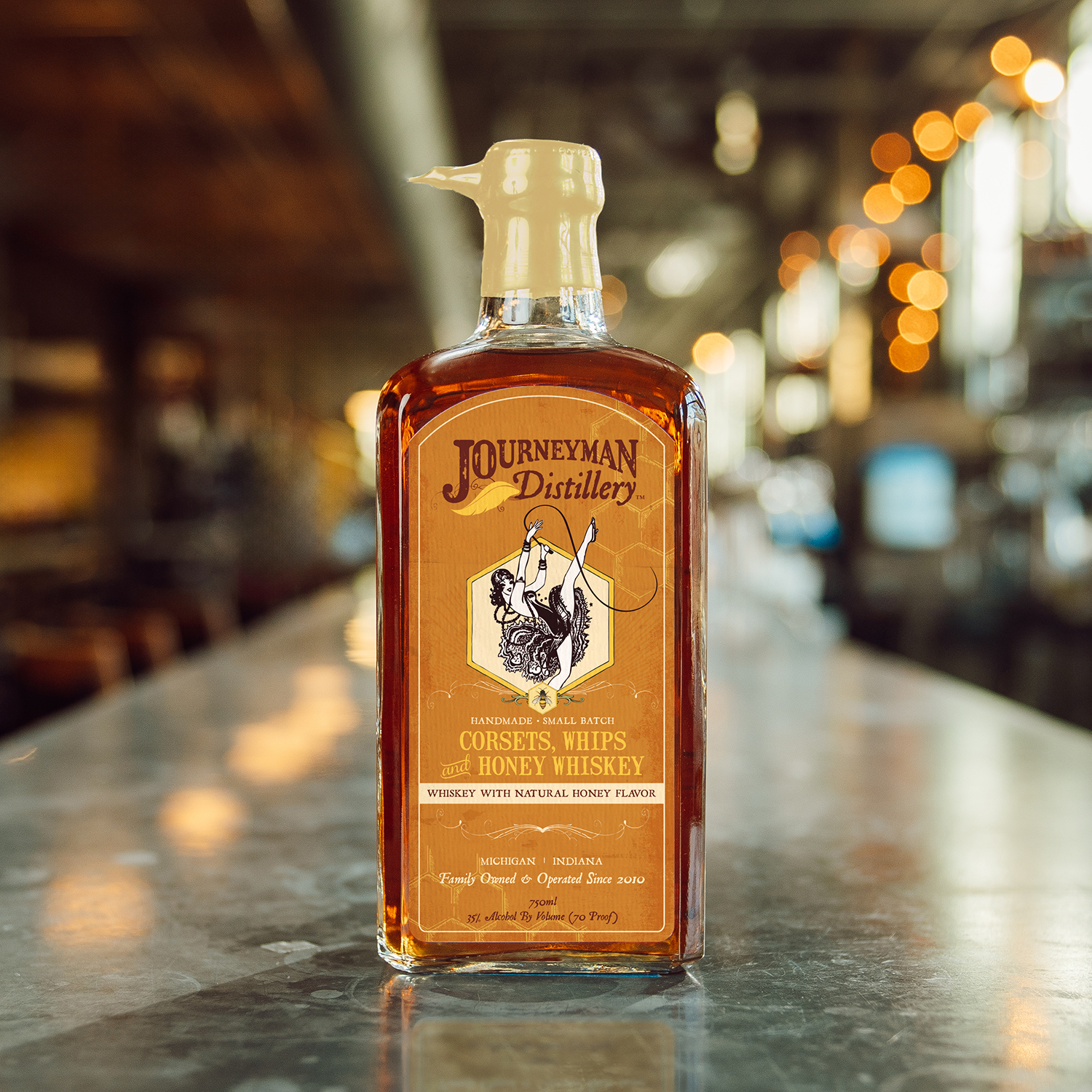 Journeyman Corsets, Whips & Honey Whiskey 750ML
